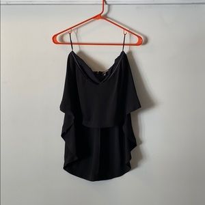 High low crop top small